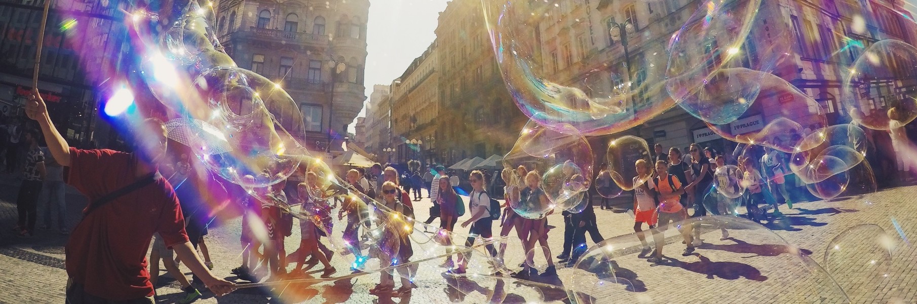 Image of Bubbles across street