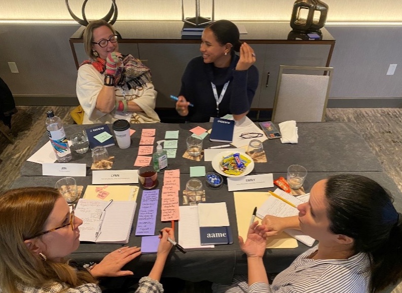 Participants in the programme during the face-to-face workshop in Philadelphia
