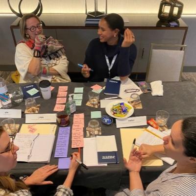 Participants in the programme during the face-to-face workshop in Philadelphia